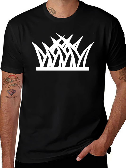 Grass Graphic Black T-Shirt - Stylish & Comfortable