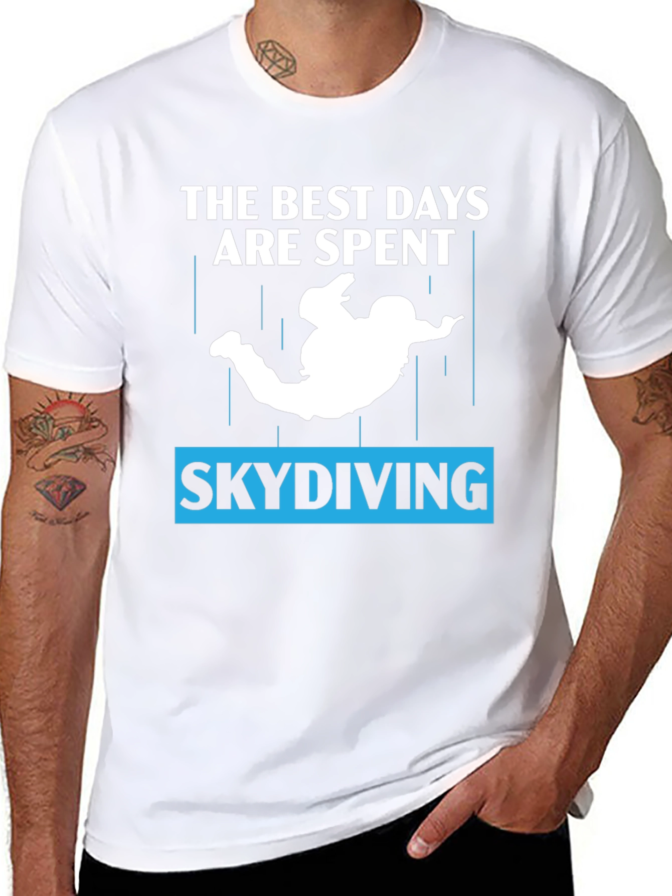 Skydiving T-Shirt - Best Days Spent