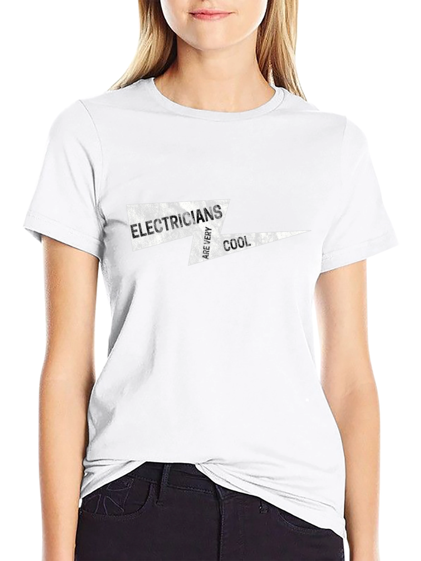 Electricians Are Very Cool Black T-Shirt