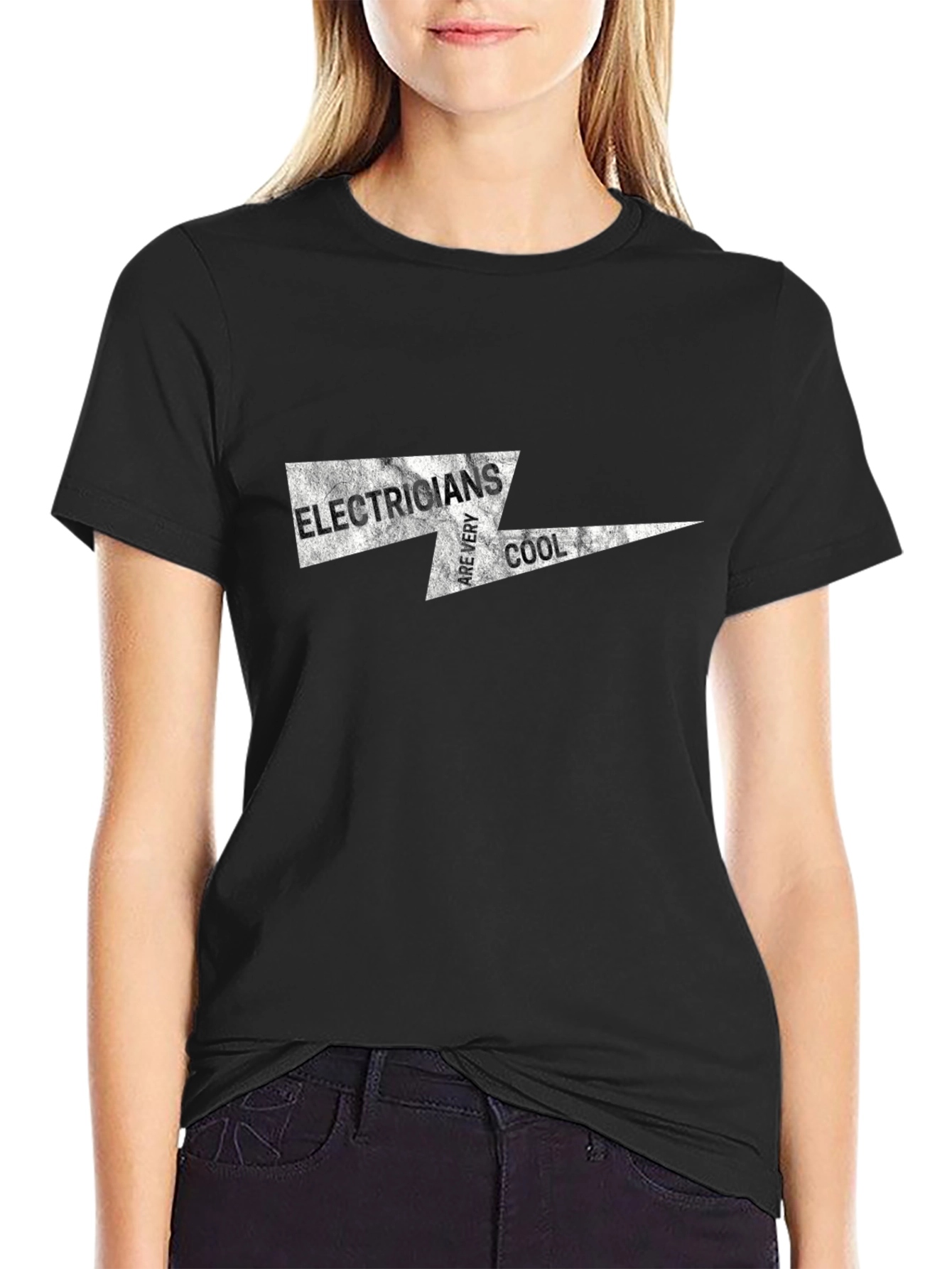 Electricians Are Very Cool Black T-Shirt