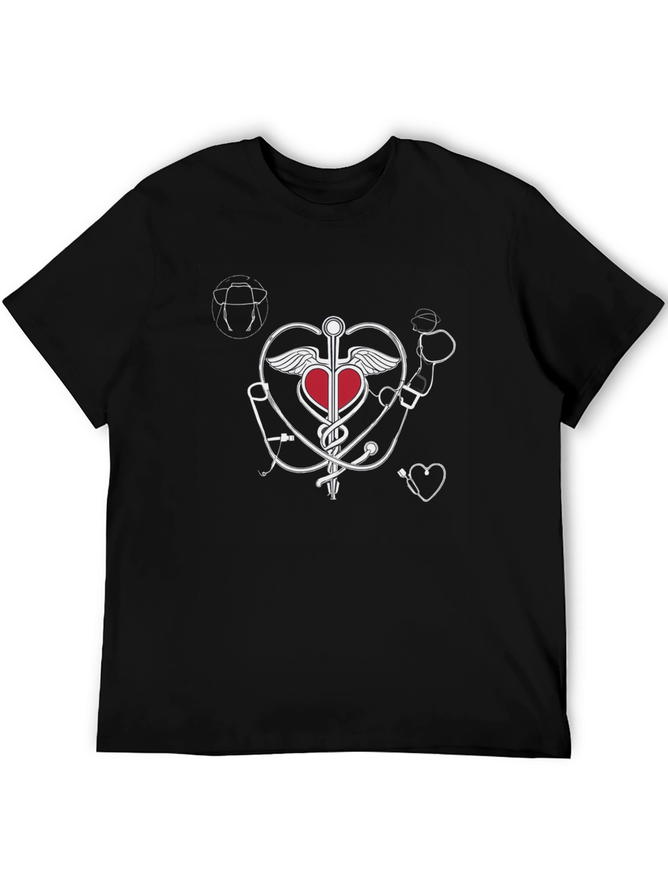 Heartbeat Stethoscope Graphic Tee