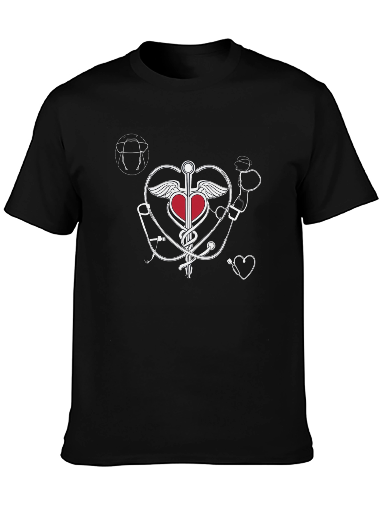 Heartbeat Stethoscope Graphic Tee