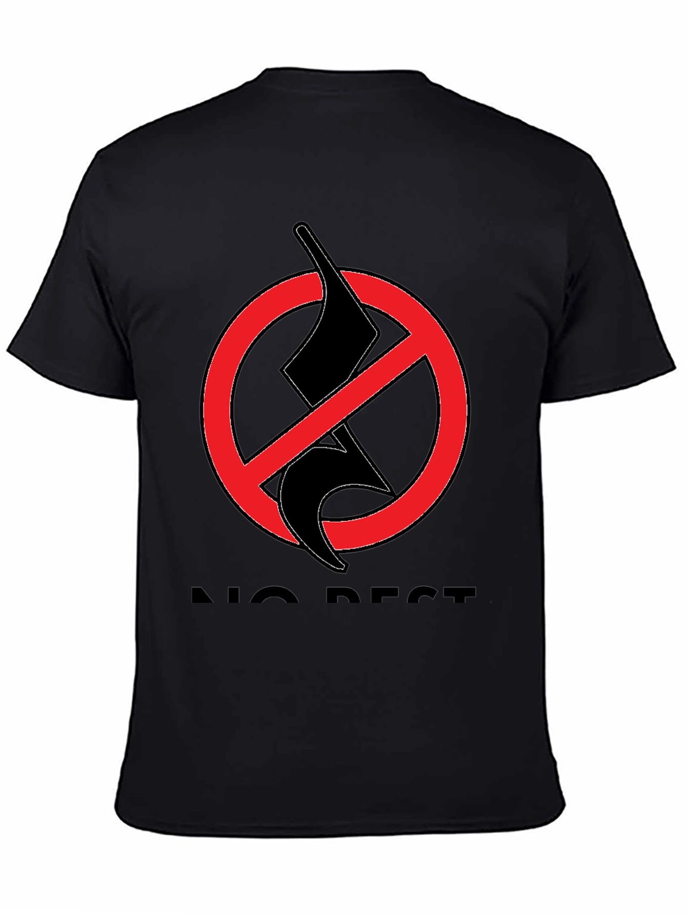 No Rest T-Shirt - Black Graphic Tee