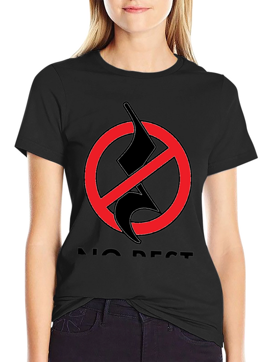 No Rest T-Shirt - Black Graphic Tee