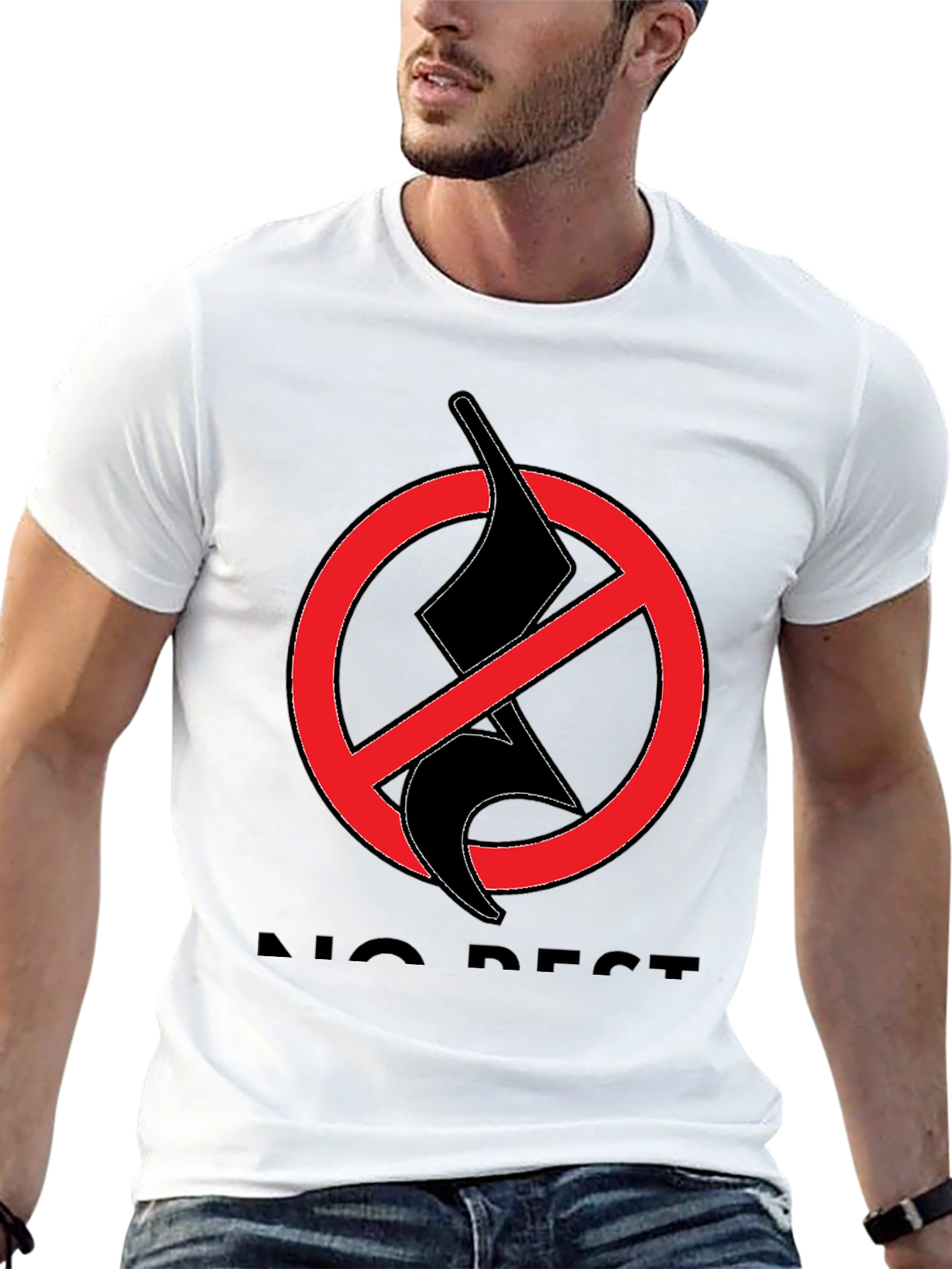 No Rest T-Shirt - Black Graphic Tee