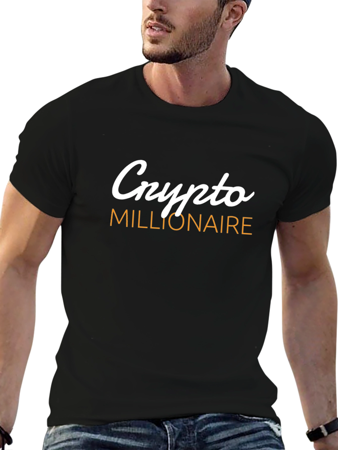 Crypto Millionaire Black T-Shirt