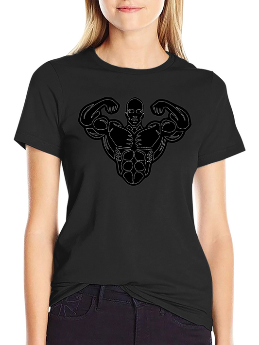 Muscle Man Graphic Tee - Black