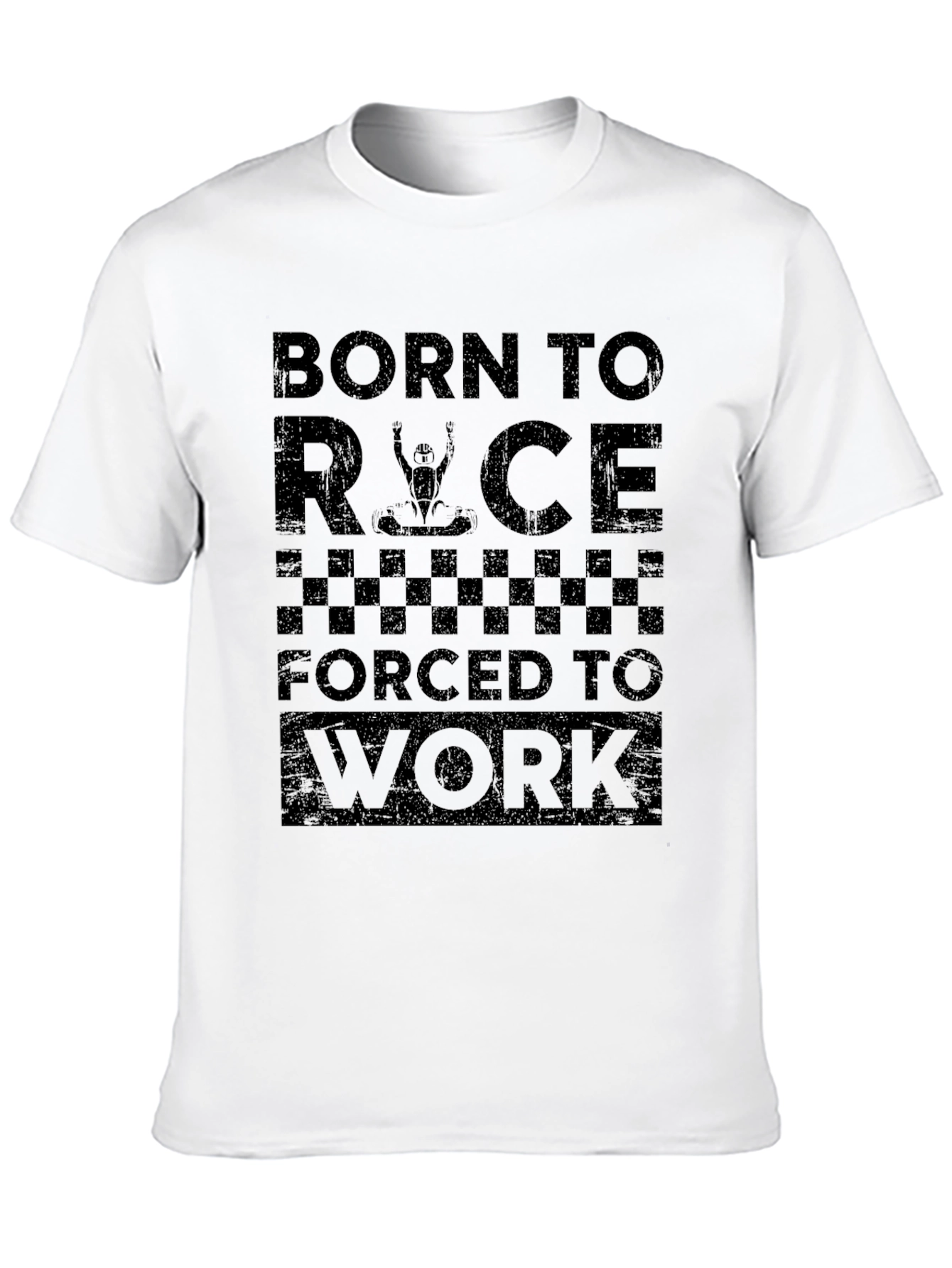 Born to Race Black Graphic T-Shirt