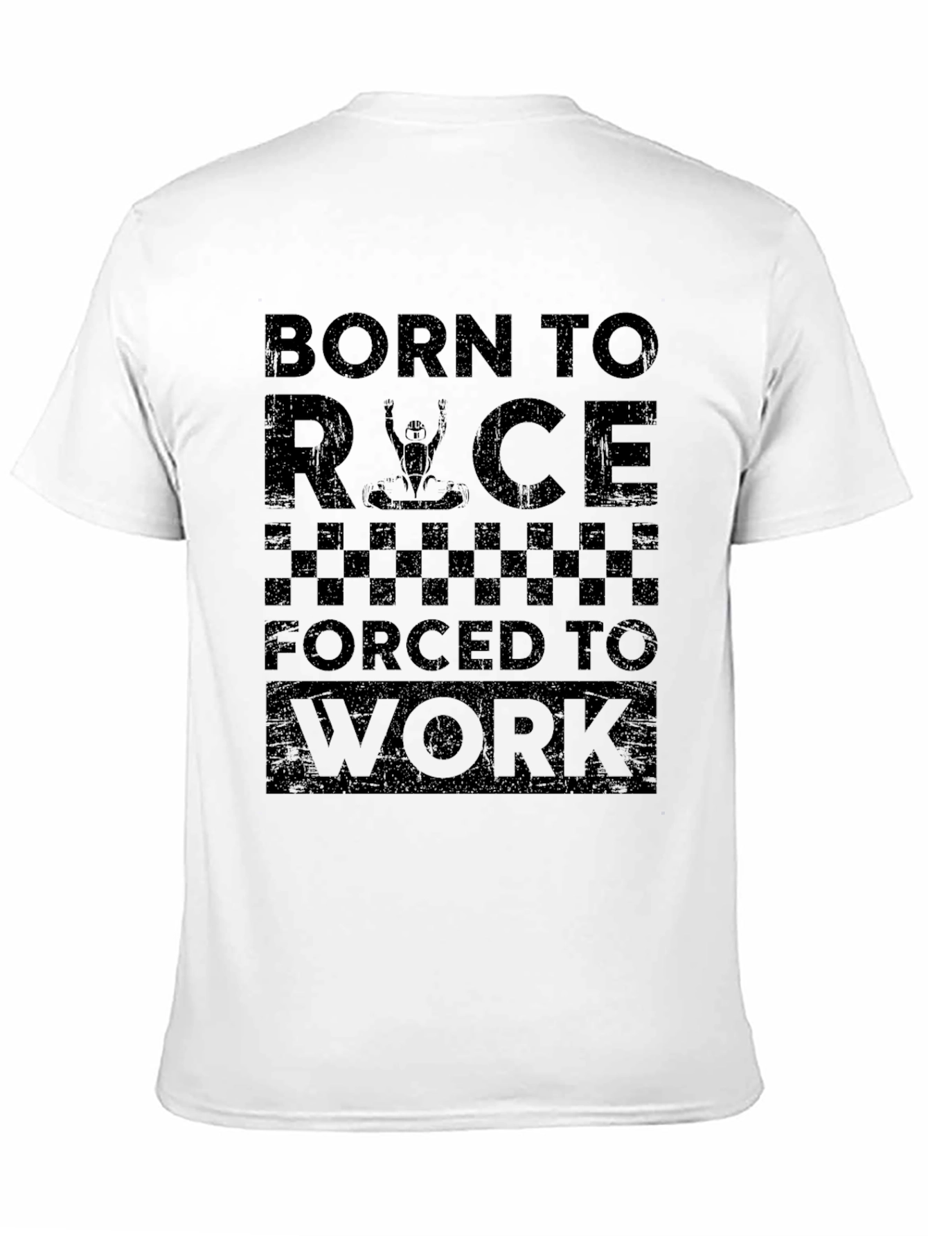 Born to Race Black Graphic T-Shirt