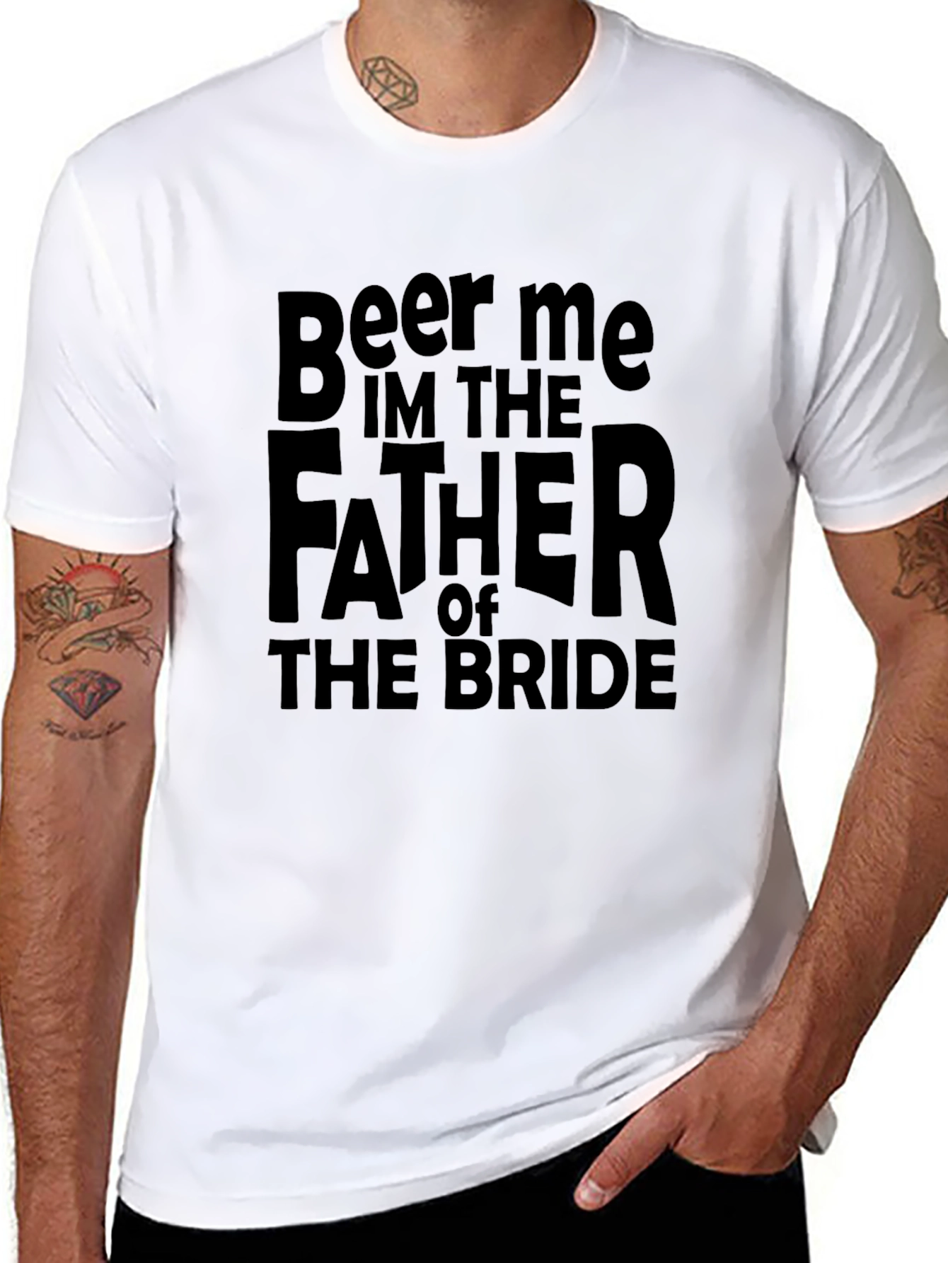 Beer Me Im The Father of the Bride T-Shirt