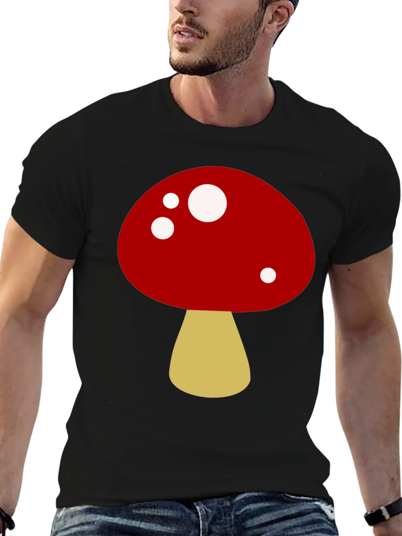 Mushroom Graphic Tee - Fun Casual Style
