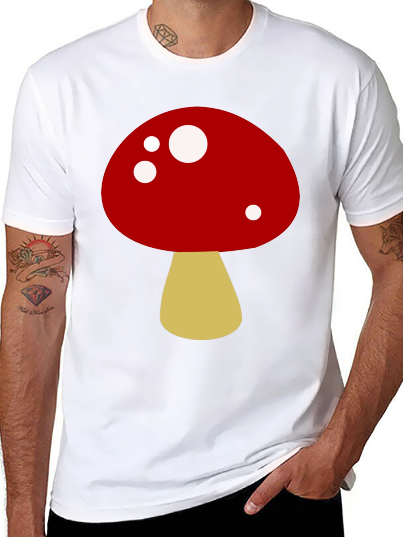 Mushroom Graphic Tee - Fun Casual Style