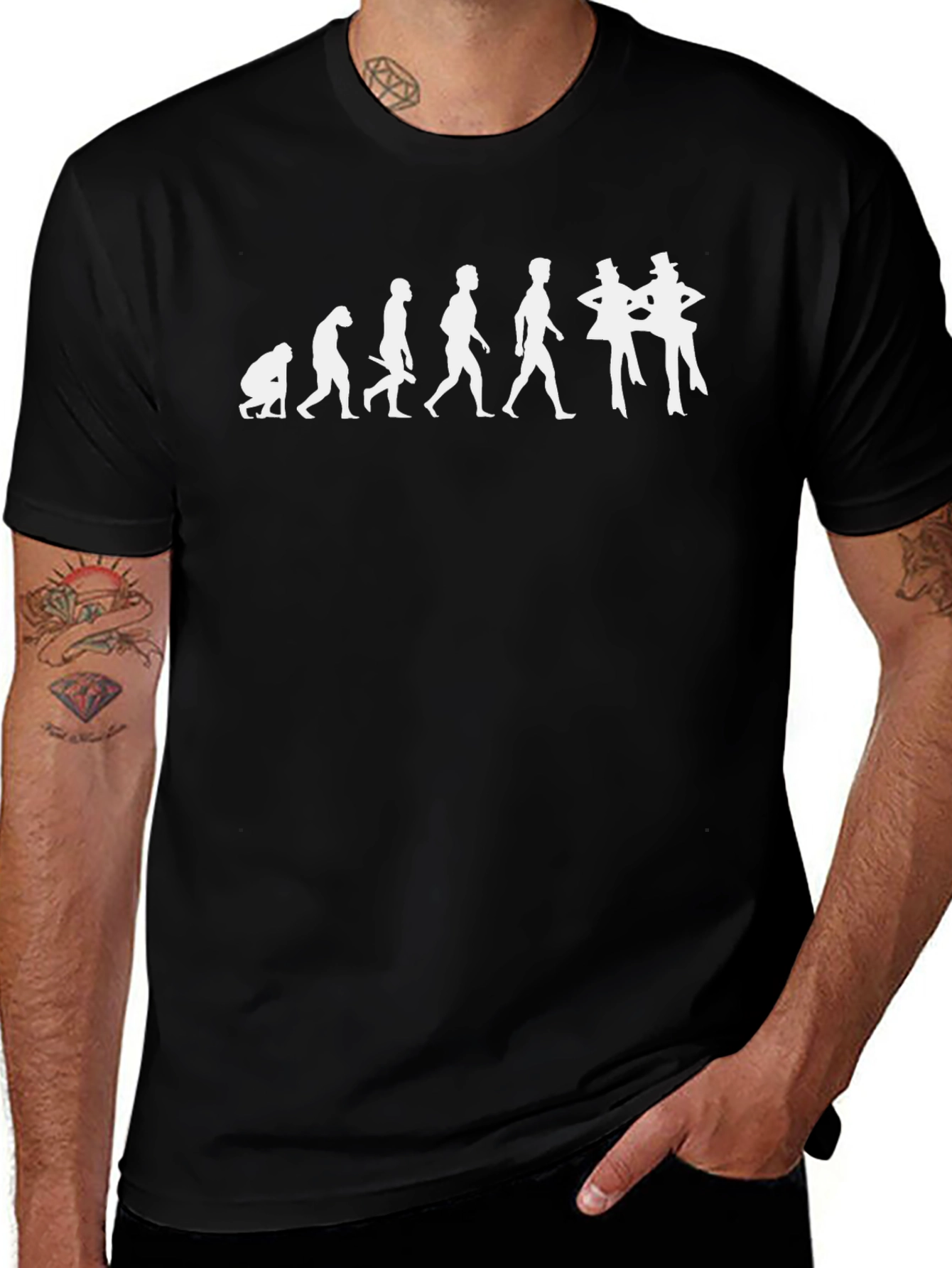 Evolution of Dance T-Shirt - Black Cotton Tee