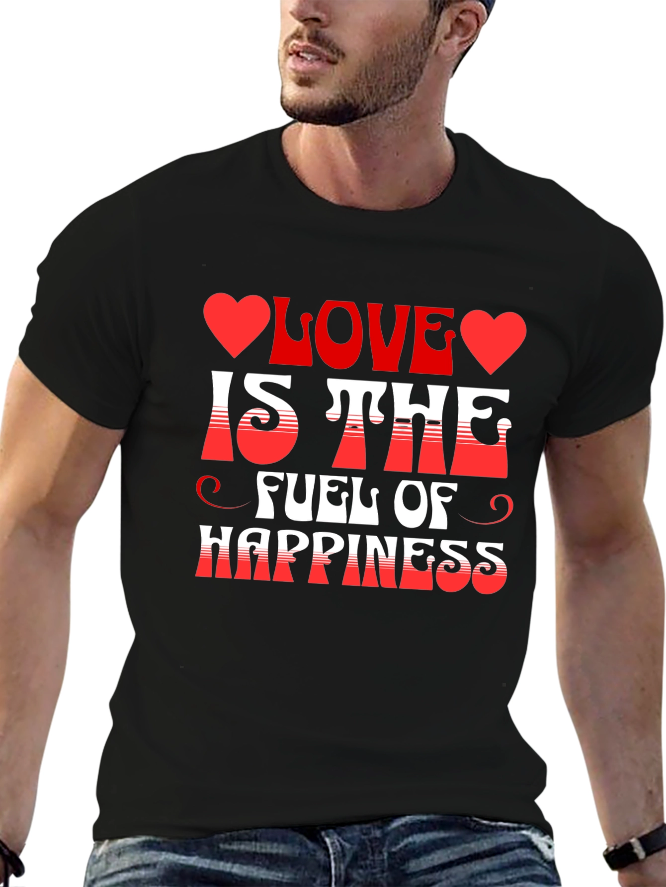 Love is the Fuel of Happiness Graphic Tee