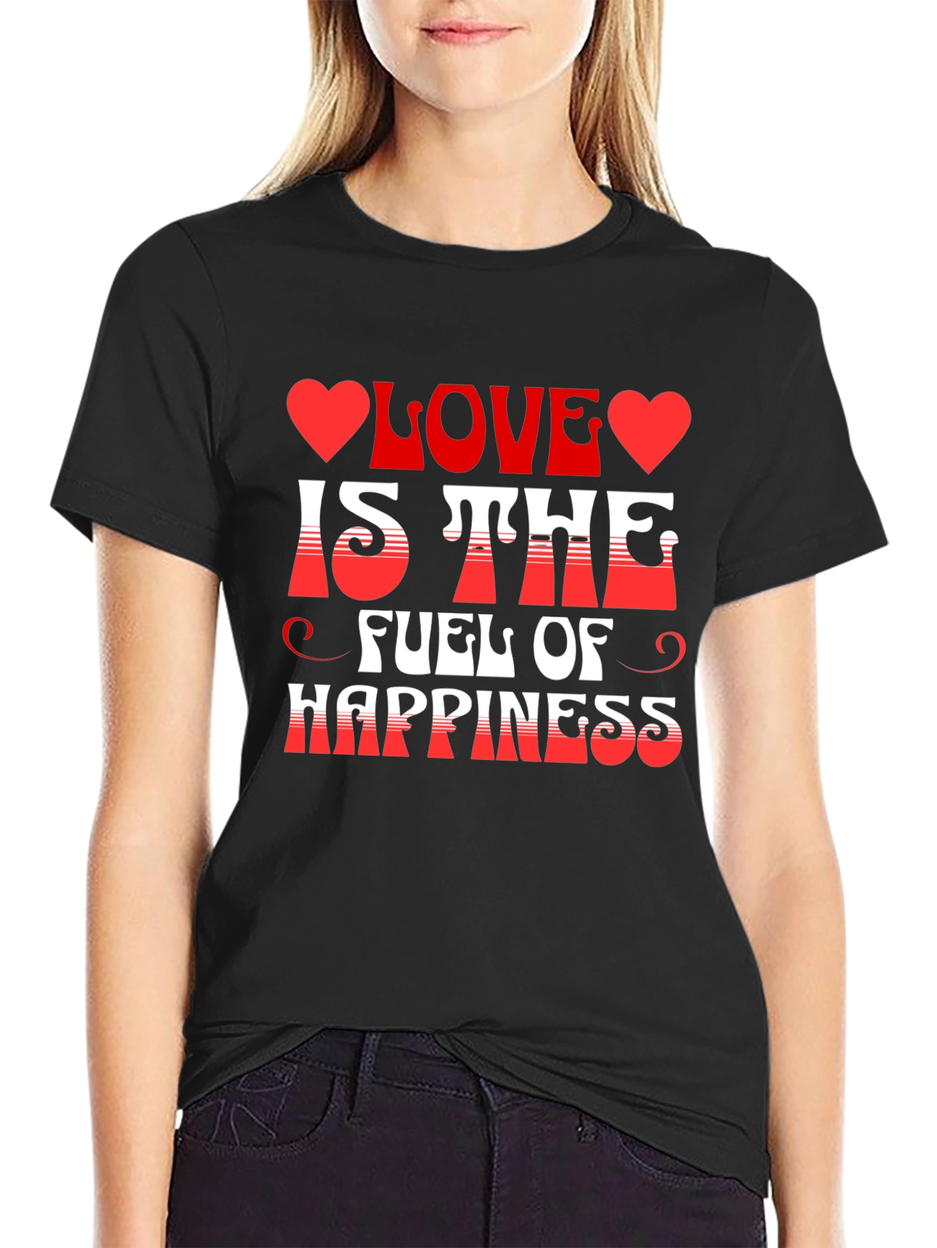 Love is the Fuel of Happiness Graphic Tee