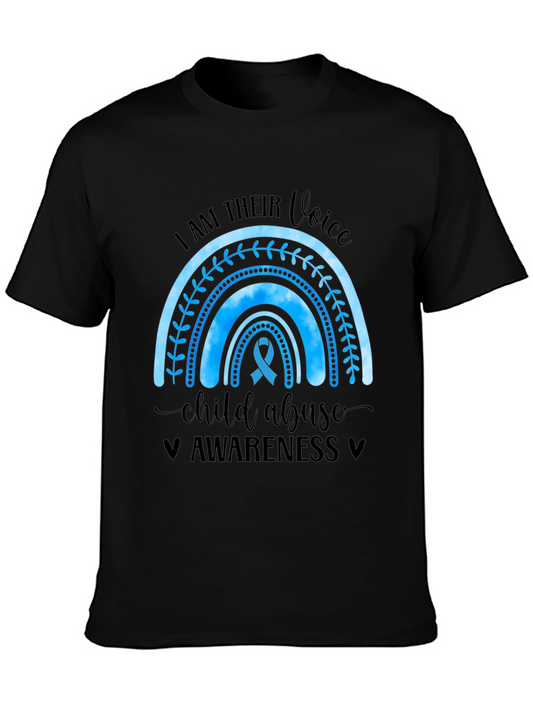 Child Abuse Awareness Tee - I Am Their Voice T-Shirt