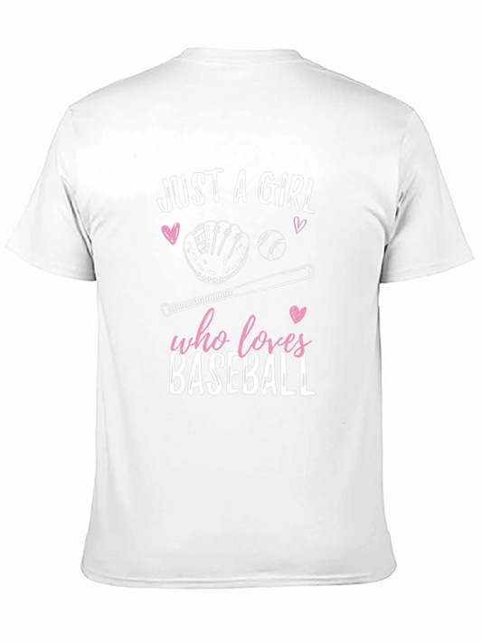 Baseball Girl Graphic Tee - Sporty & Stylish