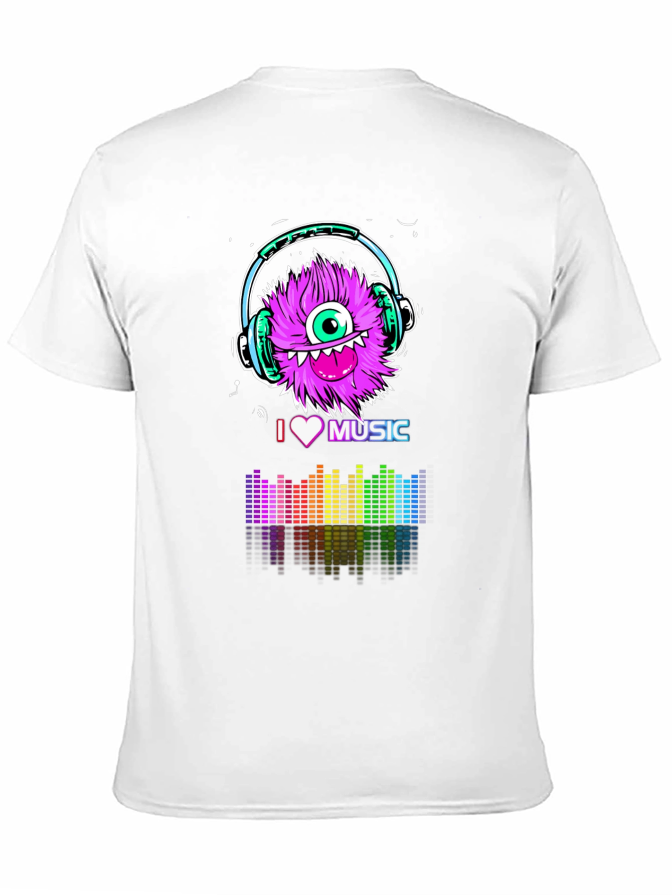 Monster Music Lover Graphic T-Shirt