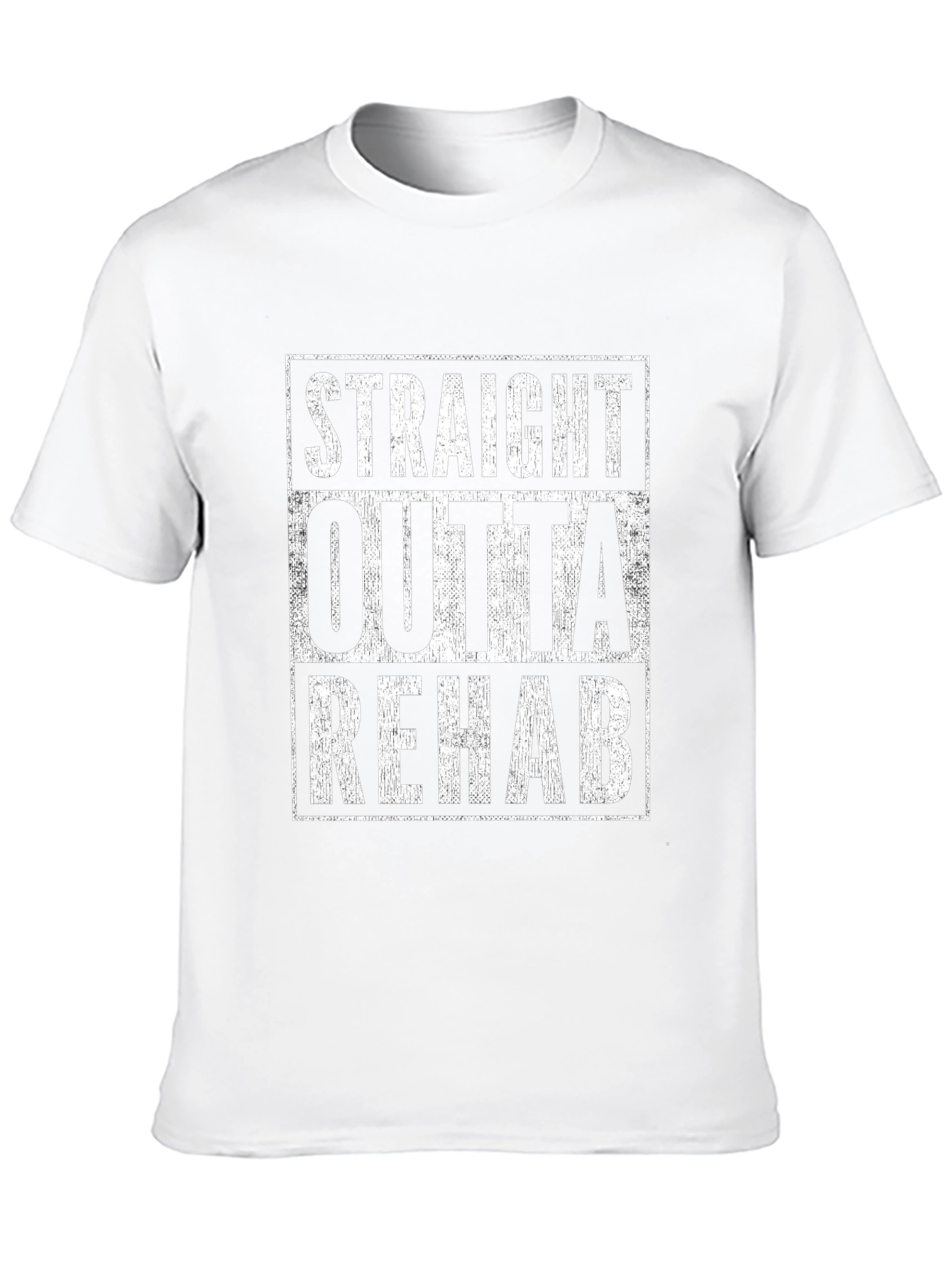 Straight Outta Rehab Graphic Tee - Black