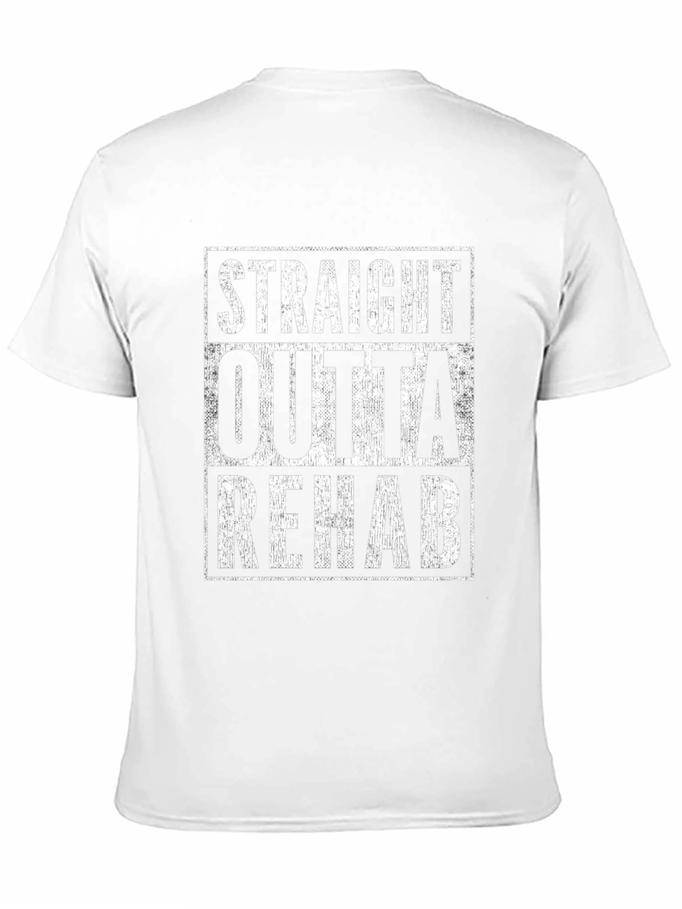 Straight Outta Rehab Graphic Tee - Black