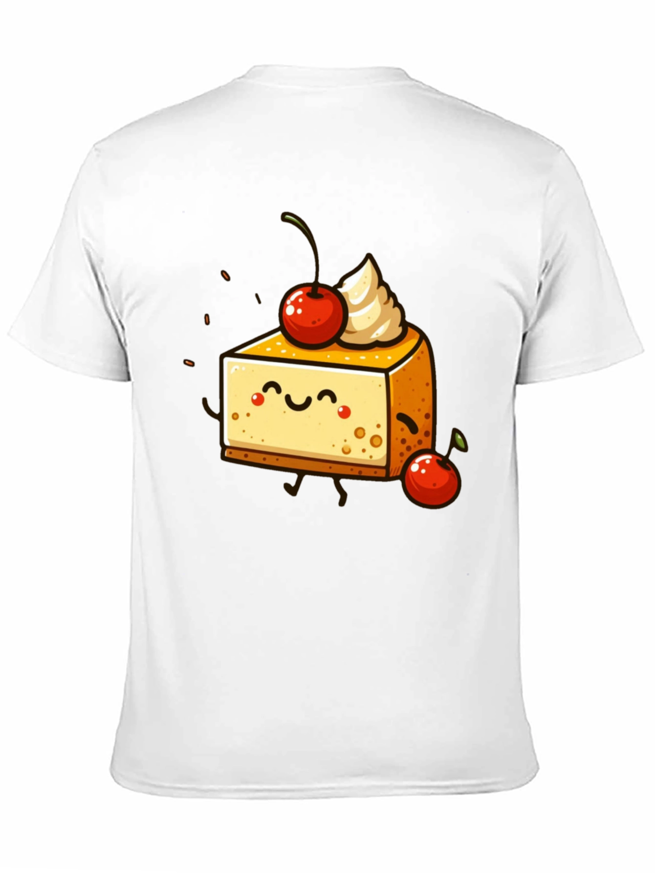 Cheesecake Dessert Graphic T-Shirt - Cute Foodie Tee