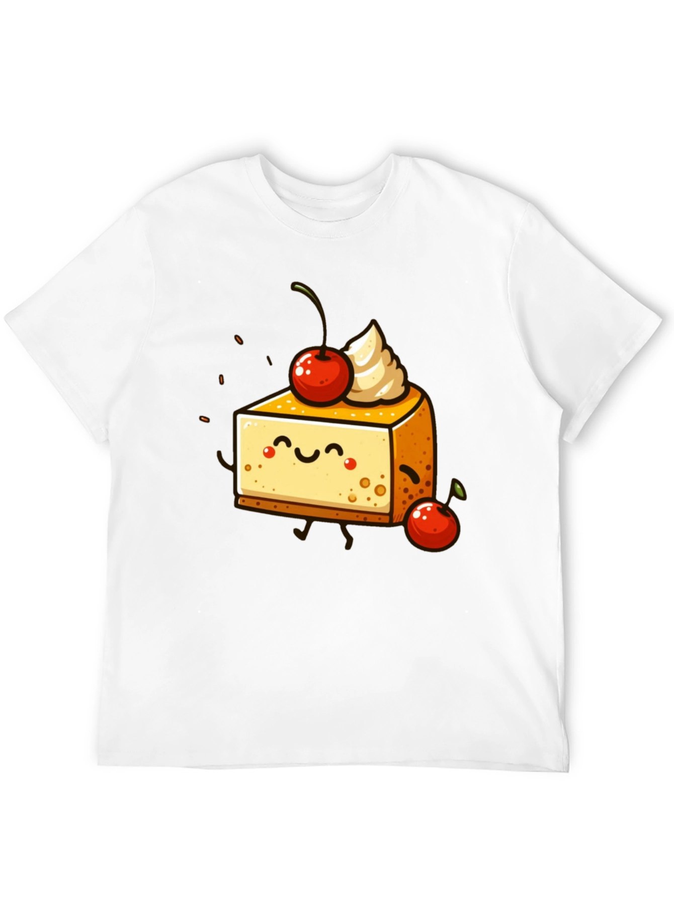 Cheesecake Dessert Graphic T-Shirt - Cute Foodie Tee
