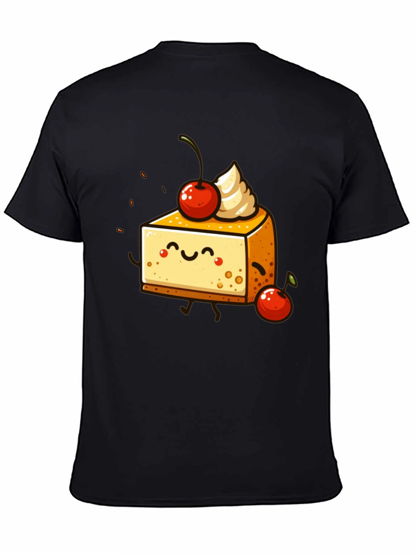 Cheesecake Dessert Graphic T-Shirt - Cute Foodie Tee