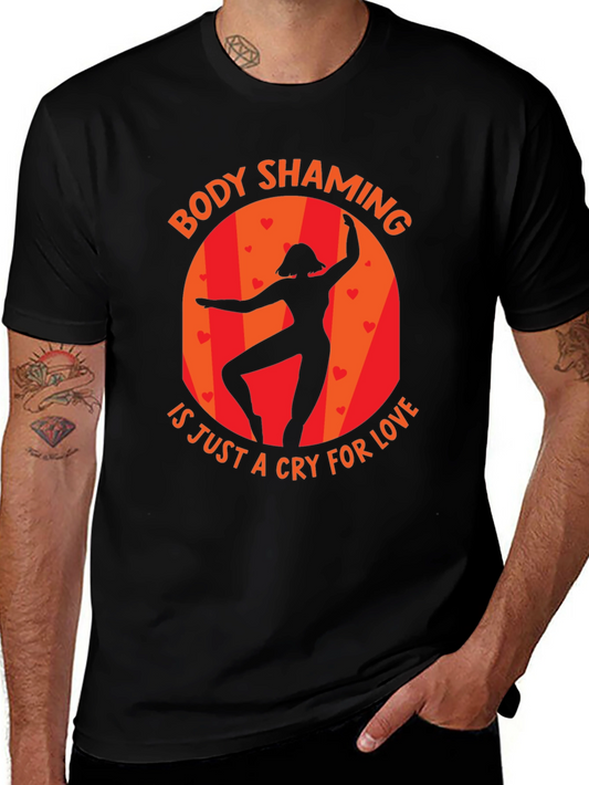 Body Shaming Cry For Love Graphic Tee - Unisex