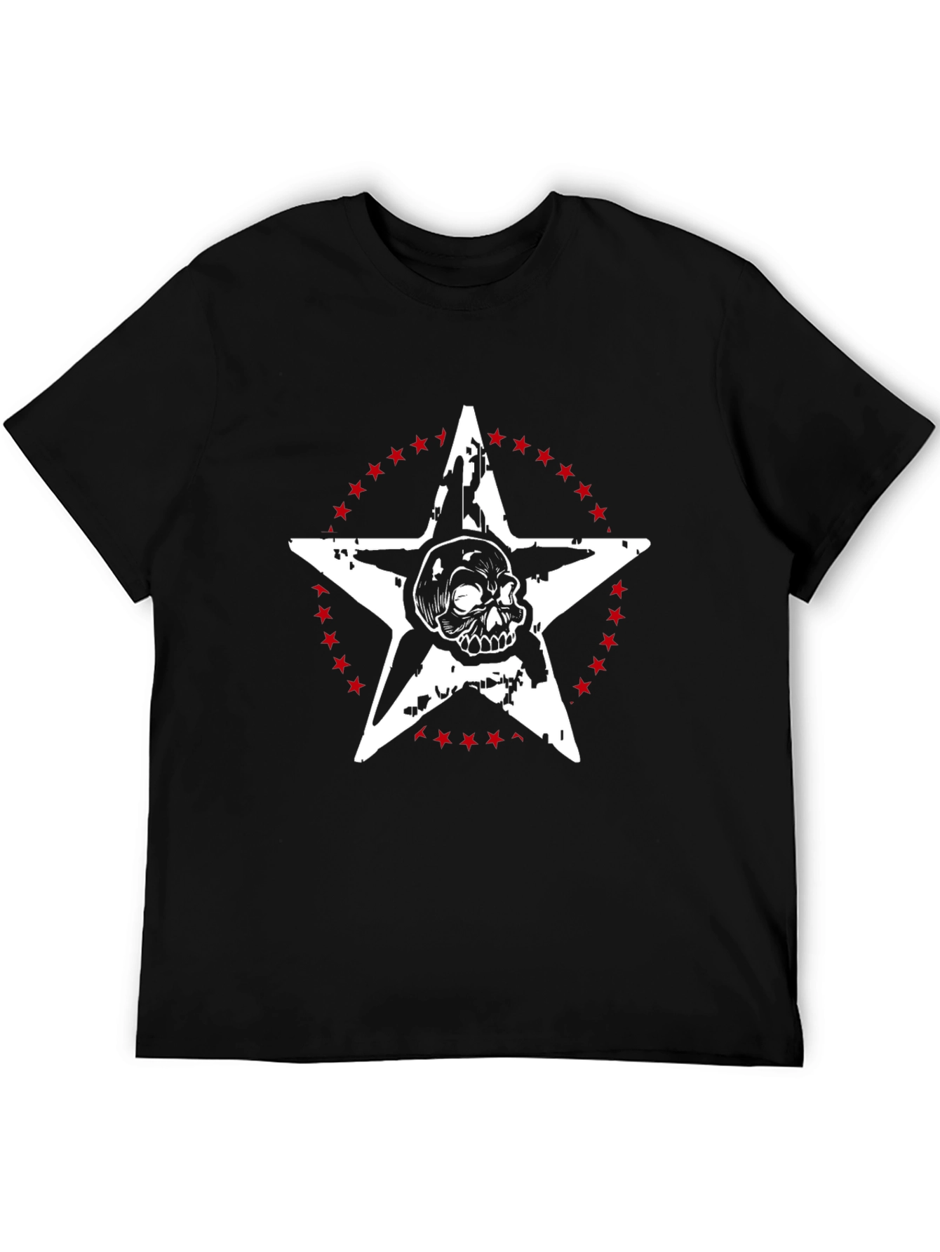 Skull Star Graphic Tee - Rocker Style