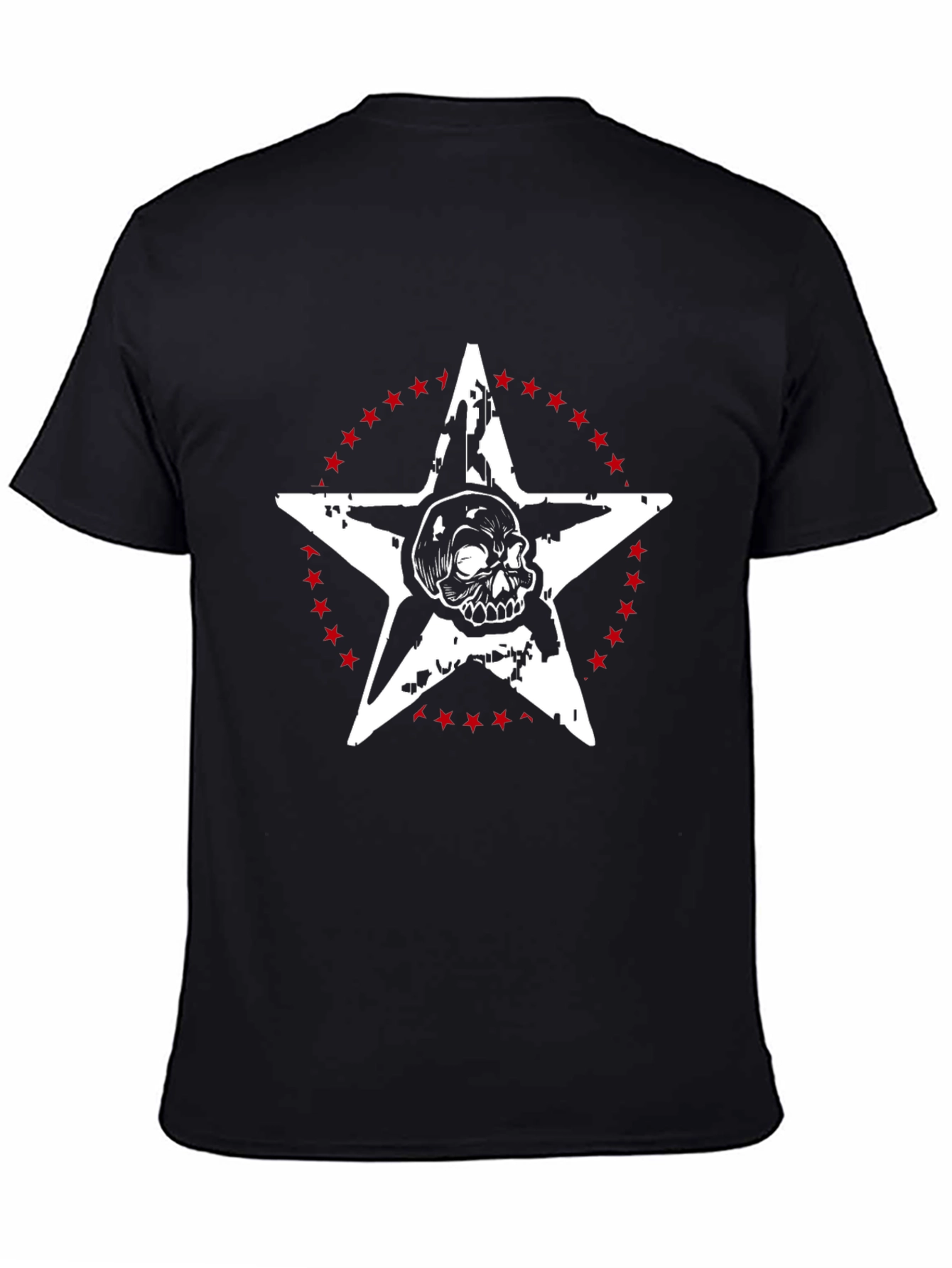 Skull Star Graphic Tee - Rocker Style