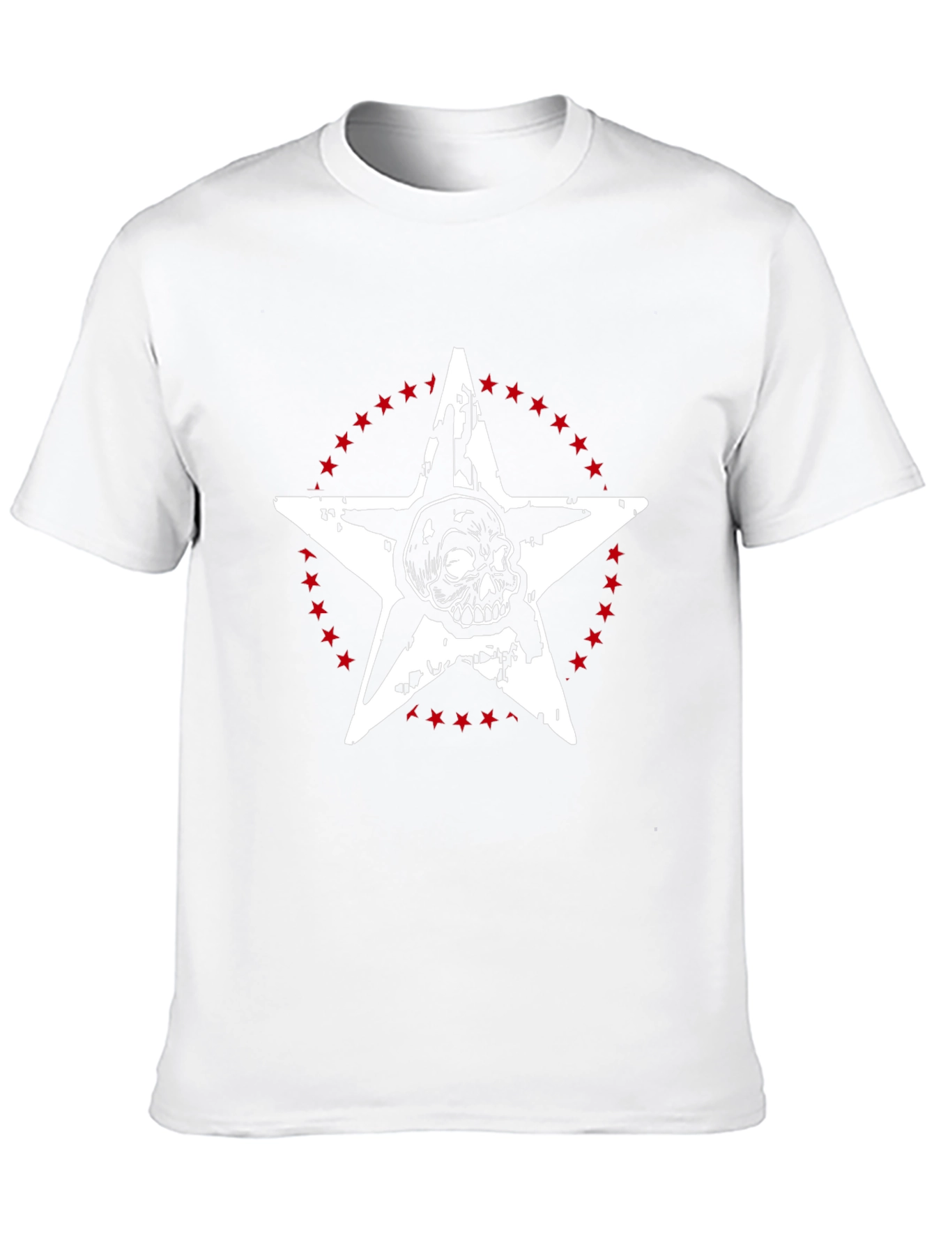 Skull Star Graphic Tee - Rocker Style