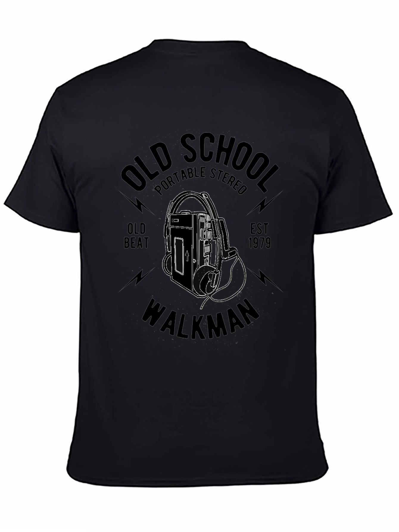 Retro Old School Walkman Graphic T-Shirt