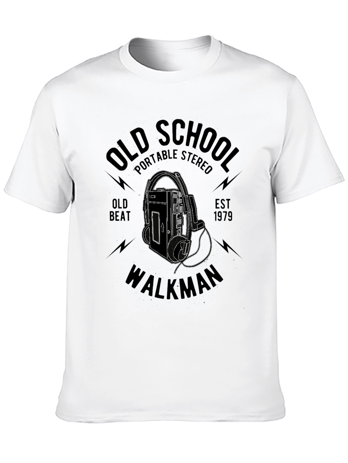 Retro Old School Walkman Graphic T-Shirt