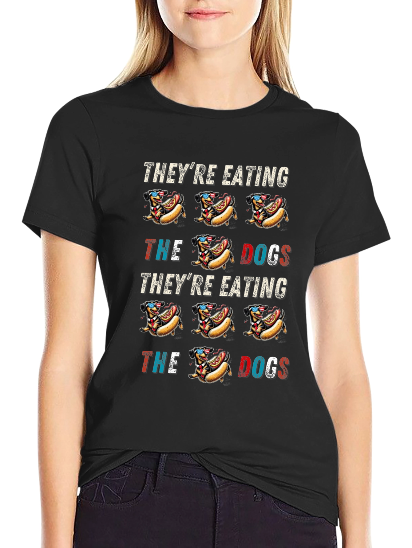 Theyre Eating the Dogs Hot Dog T-Shirt