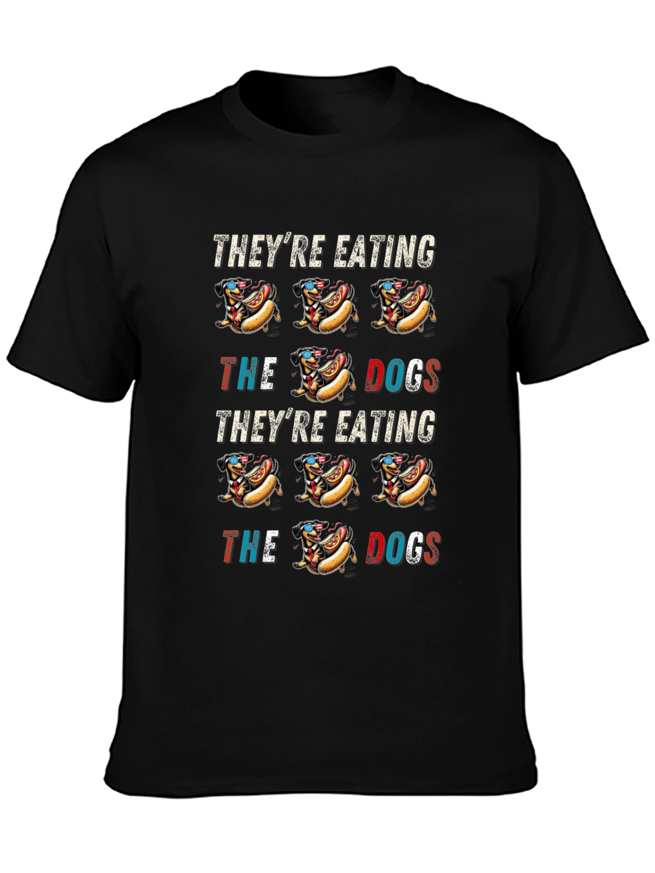 Theyre Eating the Dogs Hot Dog T-Shirt