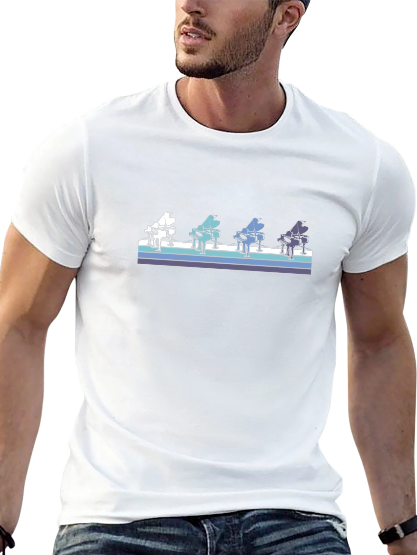 Grand Piano T-Shirt - Stylish Music Lover Tee