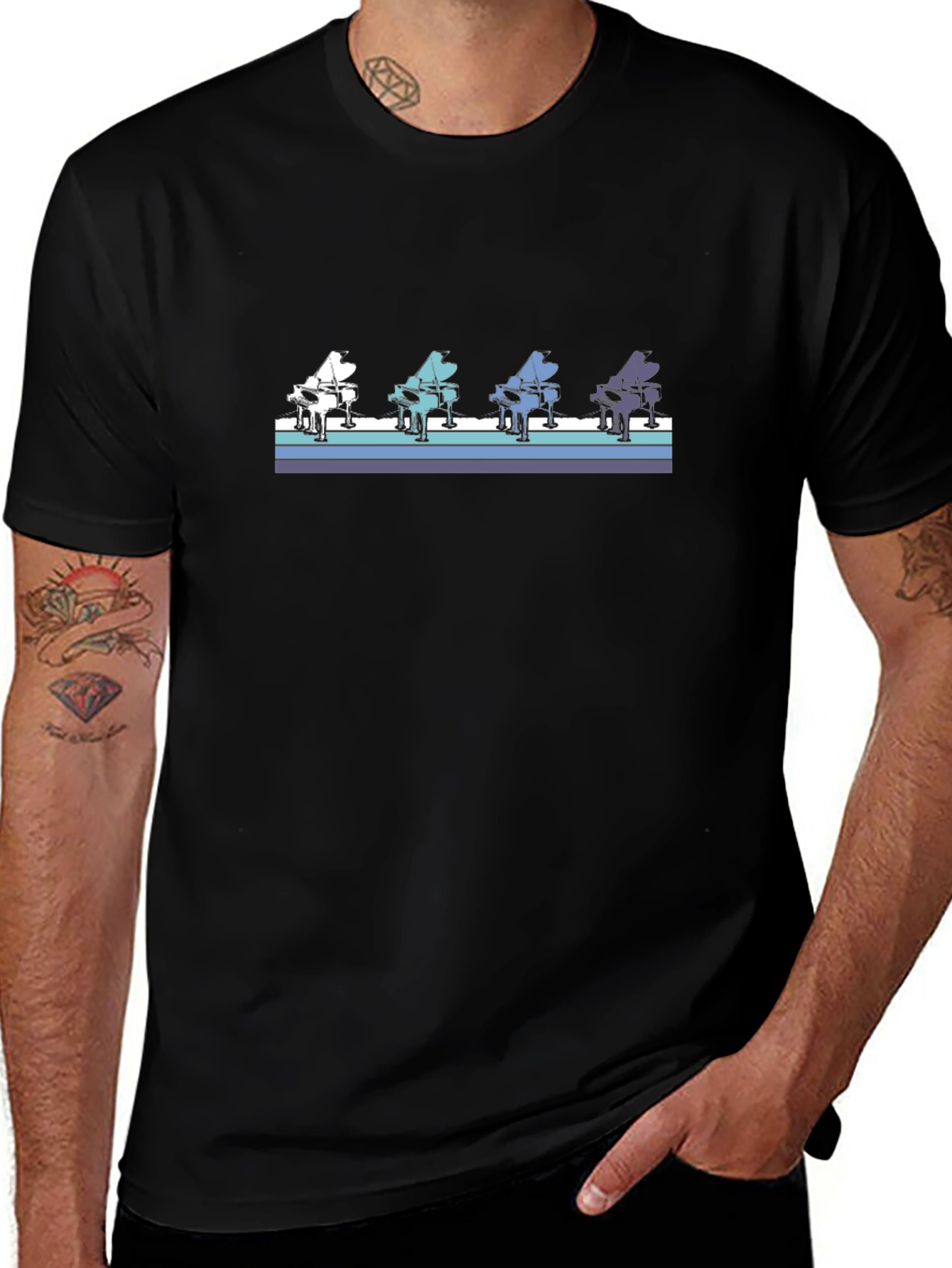 Grand Piano T-Shirt - Stylish Music Lover Tee