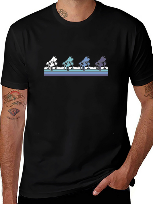 Grand Piano T-Shirt - Stylish Music Lover Tee