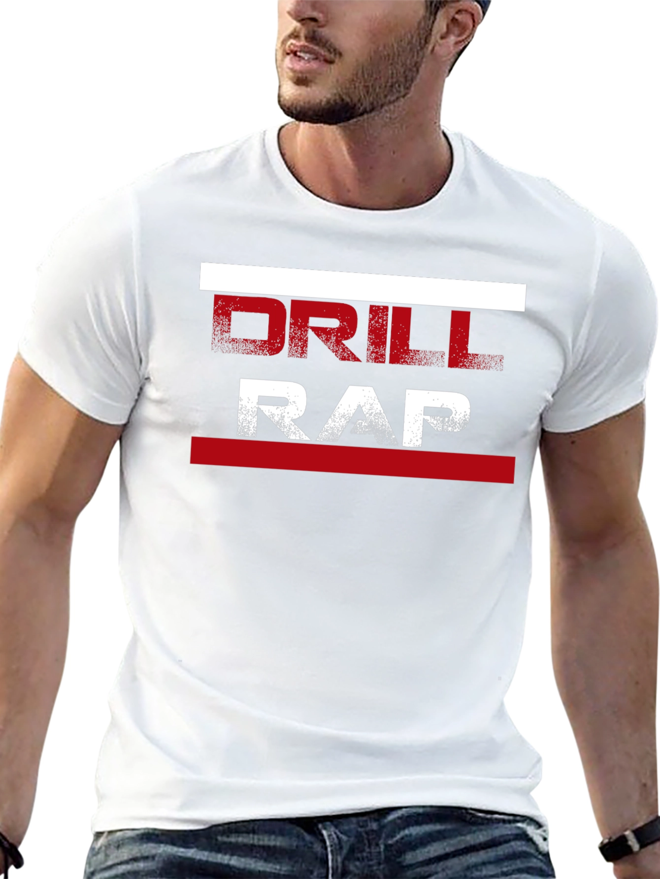 Drill Rap Graphic T-Shirt - Stylish Urban Streetwear