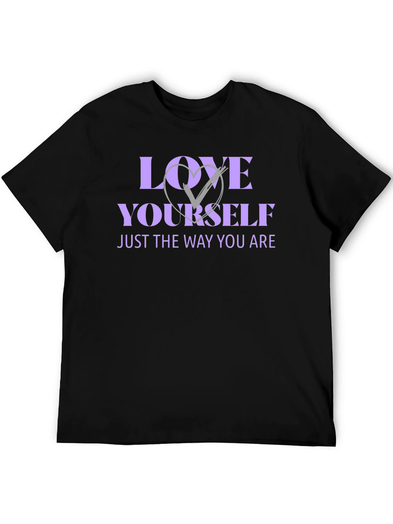 Love Yourself Black Graphic T-Shirt