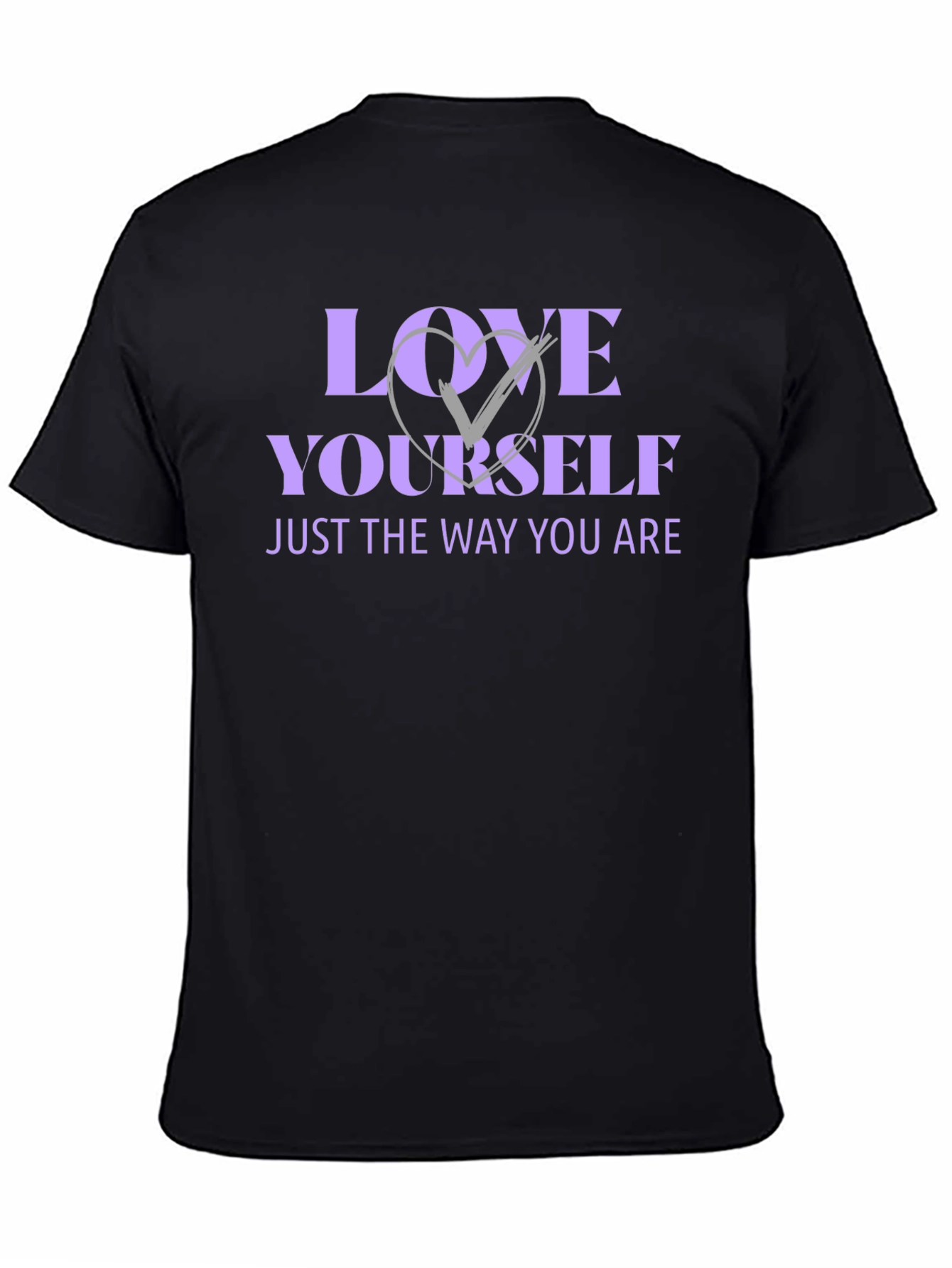 Love Yourself Black Graphic T-Shirt