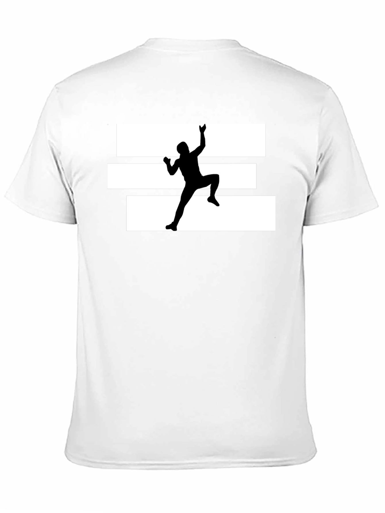 Climbing Silhouette Graphic Tee - Black