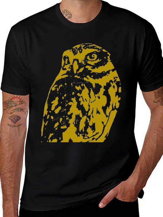 Owl Graphic T-Shirt - Unique Bird Design