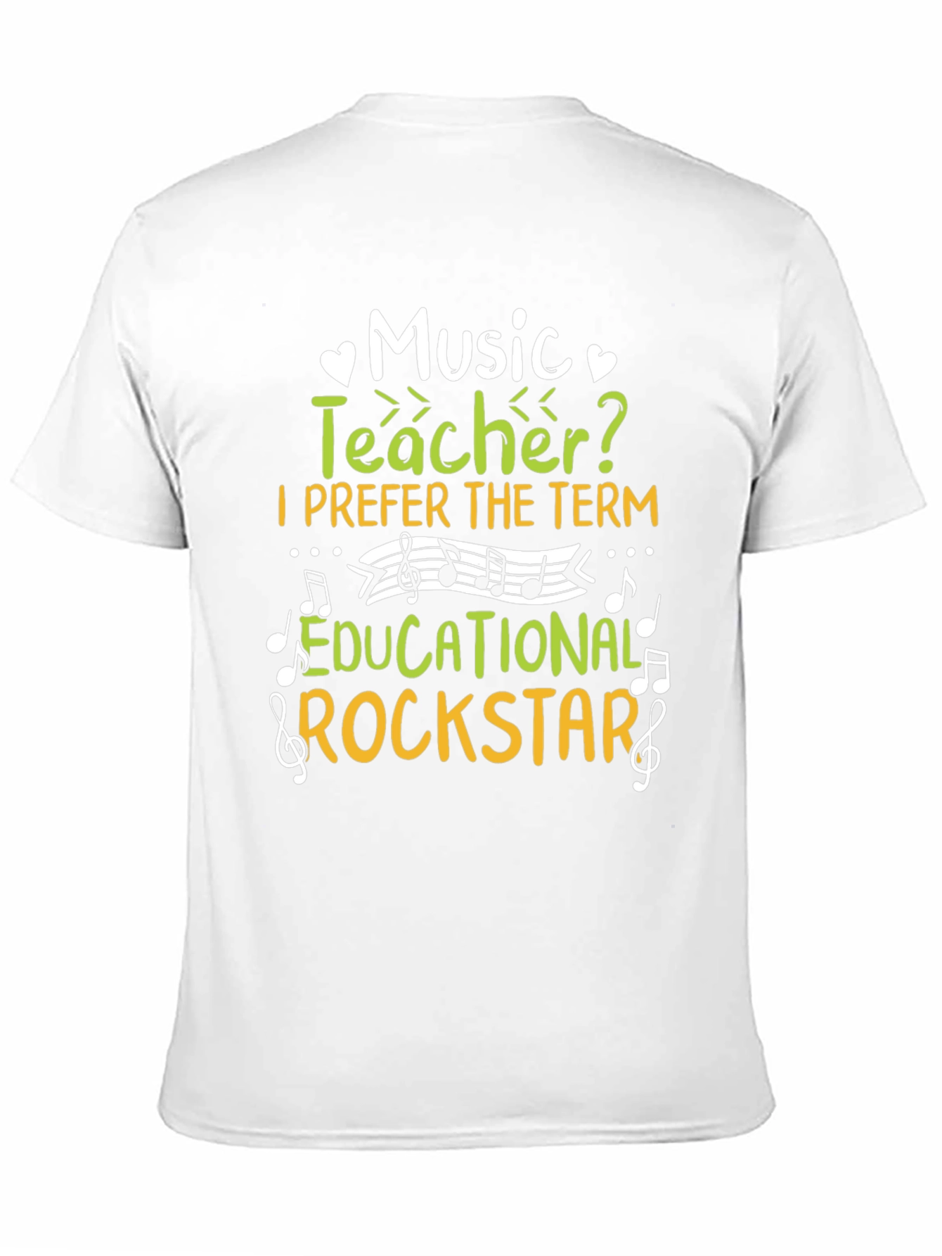 Music Teacher Educational Rockstar Graphic T-Shirt