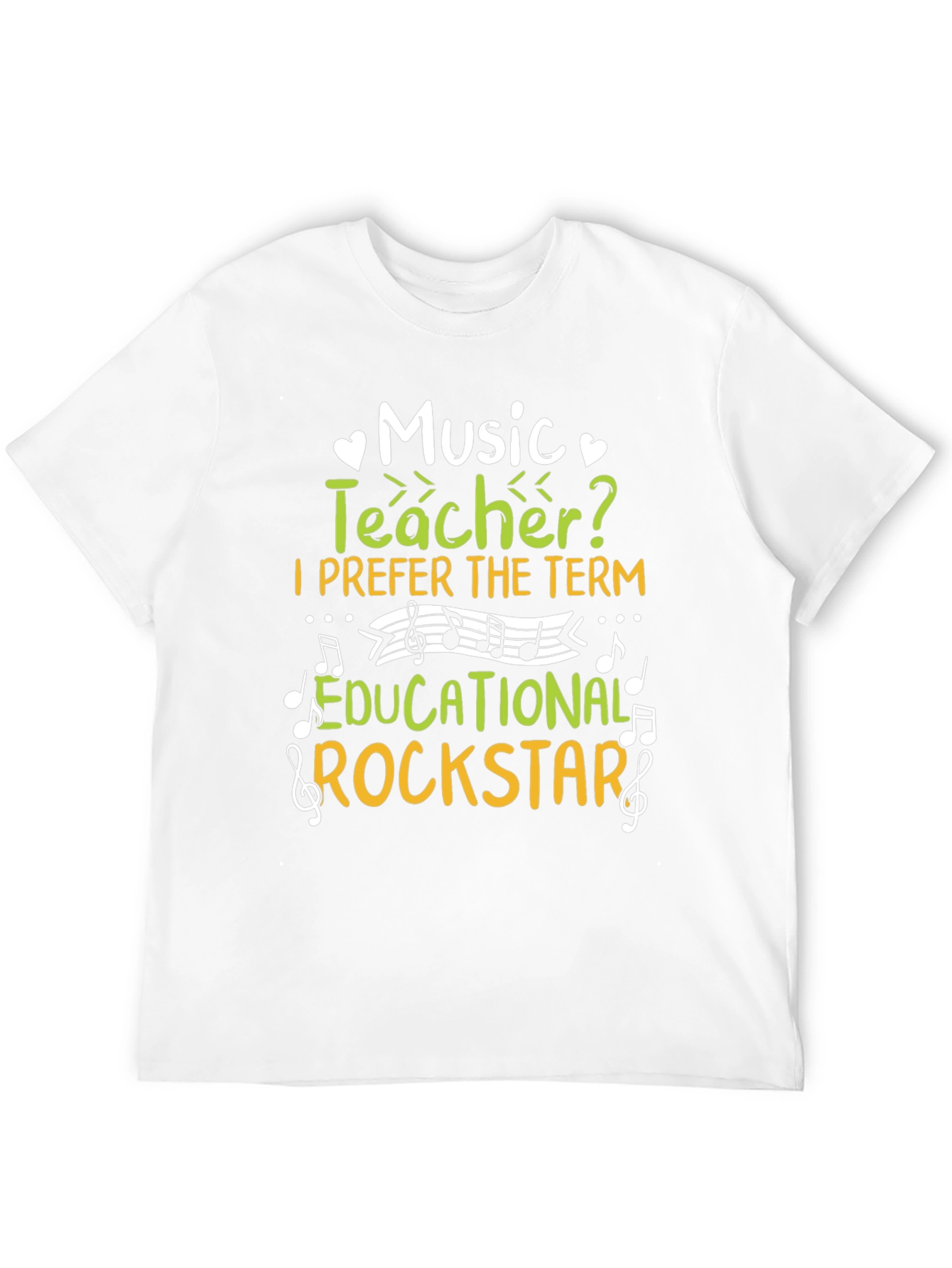 Music Teacher Educational Rockstar Graphic T-Shirt