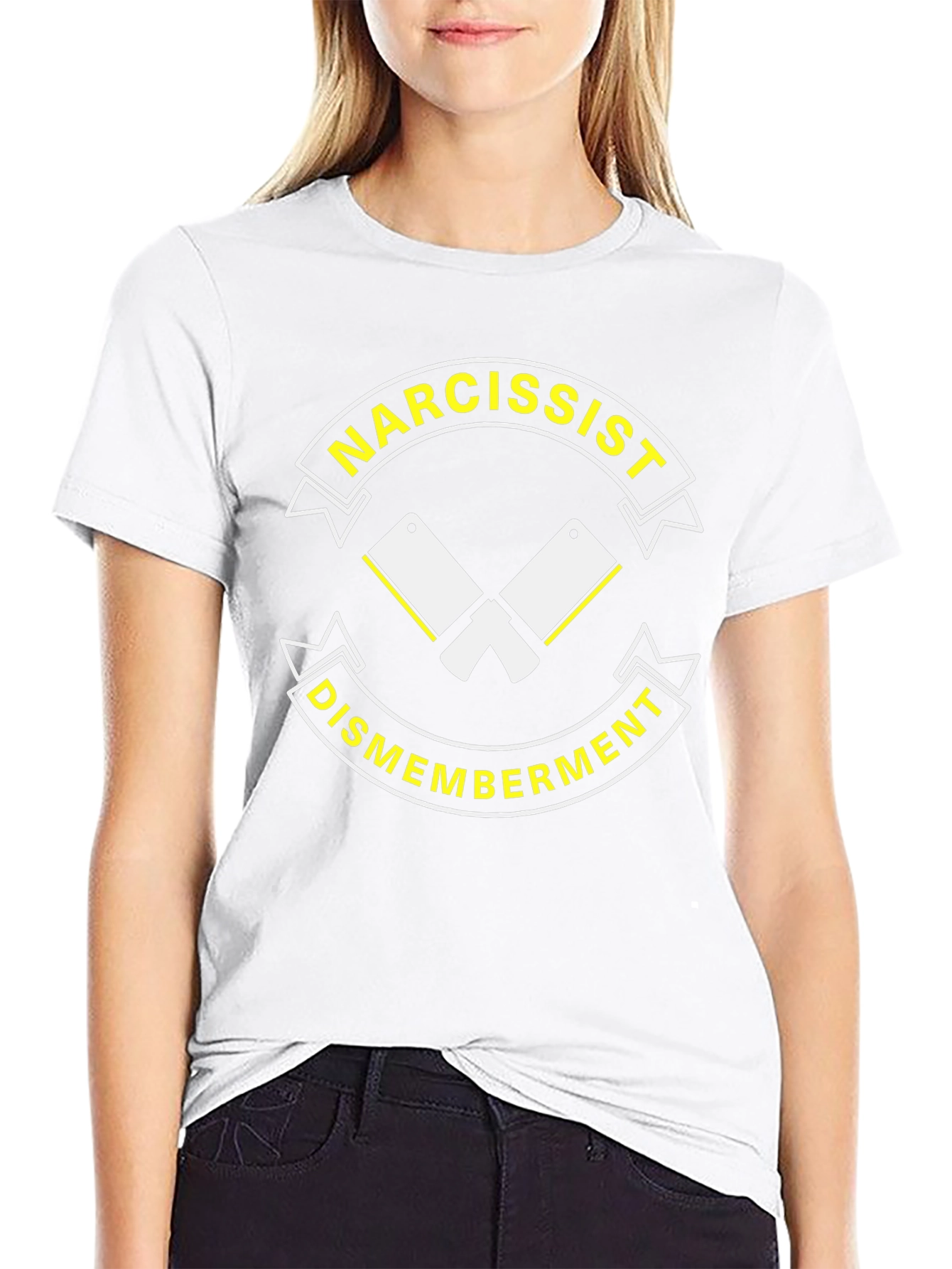 Narcissist Dismemberment Black Graphic T-Shirt