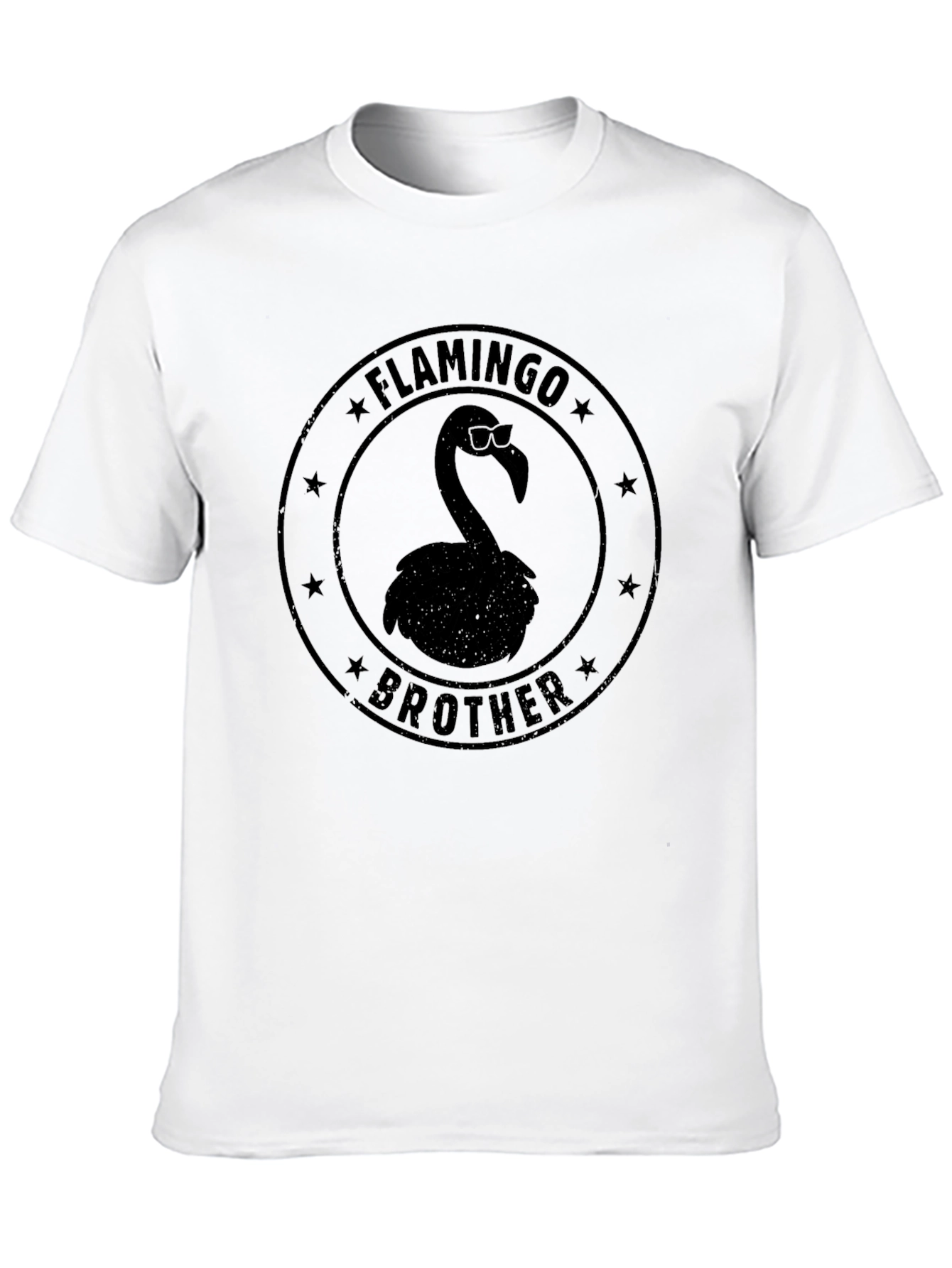 Flamingo Brother Graphic T-Shirt - Cool Bird Tee