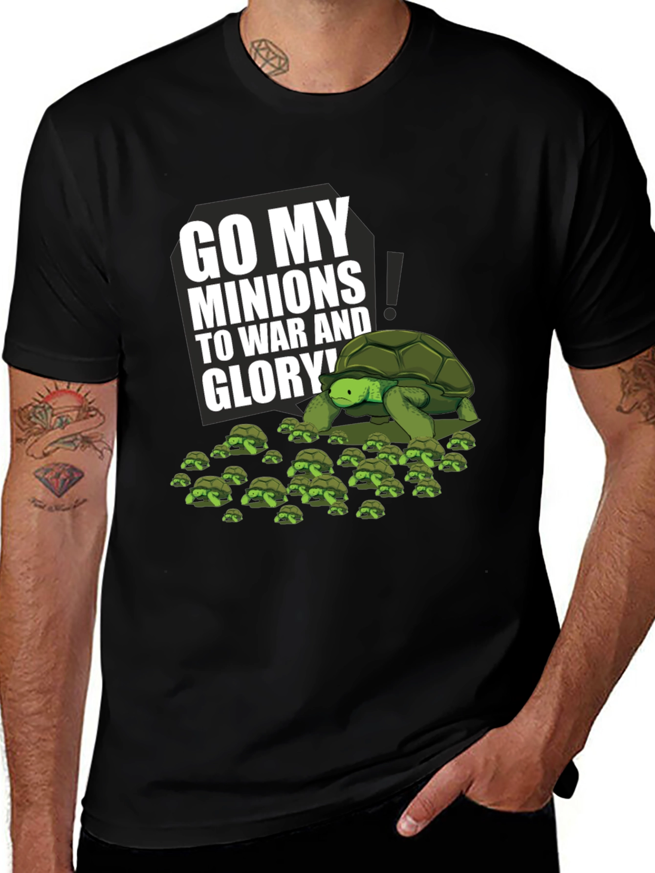 Turtle Army T-Shirt - Go My Minions!