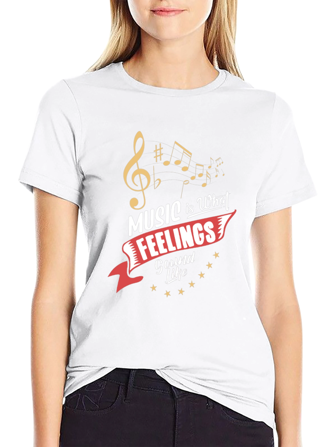 Music is What Feelings Sound Like T-Shirt