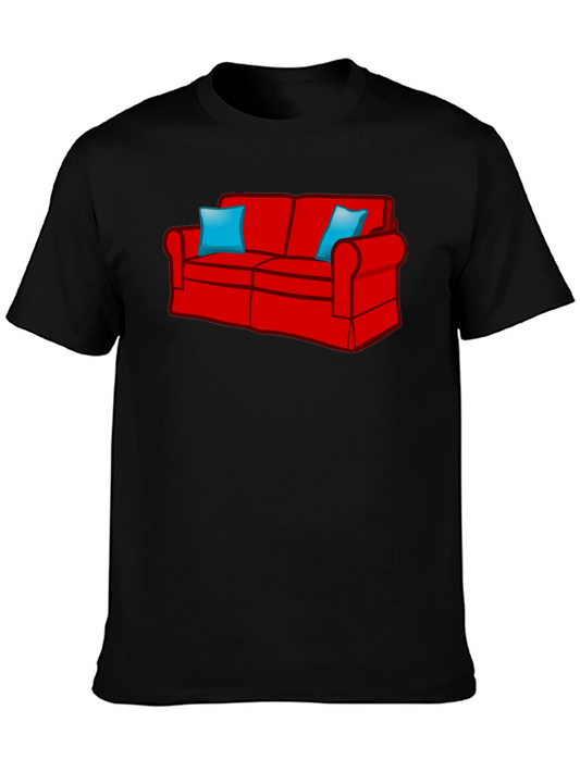 Red Couch T-Shirt - Relax in Style!